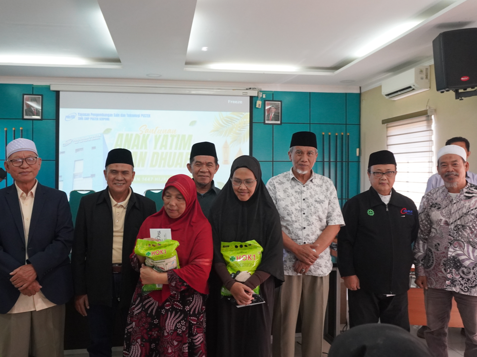 Yayasan PUSTEK Serpong Berikan Santunan kepada Anak Yatim dan Dhuafa di Bulan Suci Ramadhan 1447 H